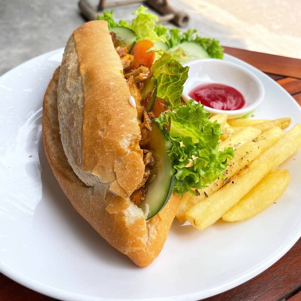 Hoi An Vietnamese Bread - Bread With Fork At Passion Restaurant & Bar